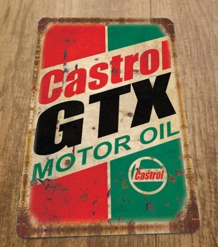 Insegna da parete in metallo c - Castrol Oil Gtx recensione e prezzo